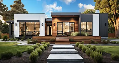 Einfamilienhaus mit Baugeschäft Scheer