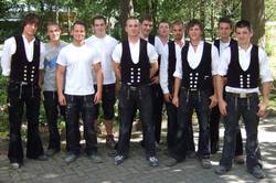 Mark Stephan, Till Heuser, Sascha Reimann, Michael Dutzi, Francesco Carla, Benedikt Schneider, Benjamin Schtzle, Mark Bker, Steffen Brupbach, Claudius Lffler, Thomas Bergmann (von links)